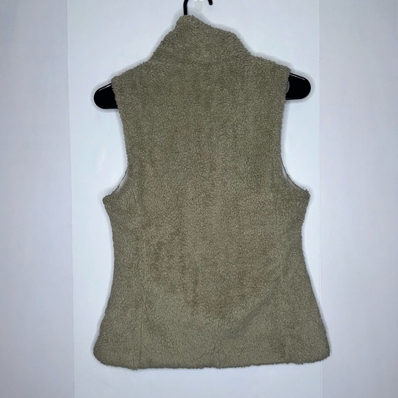 Patagonia women’s tan Los Gatos fleece zip up vest size medium - Picture 3 of 7